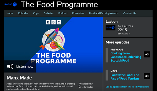 Kerroo Brewing Company on BBC Radio 4 Food Programme 'Manx Made'