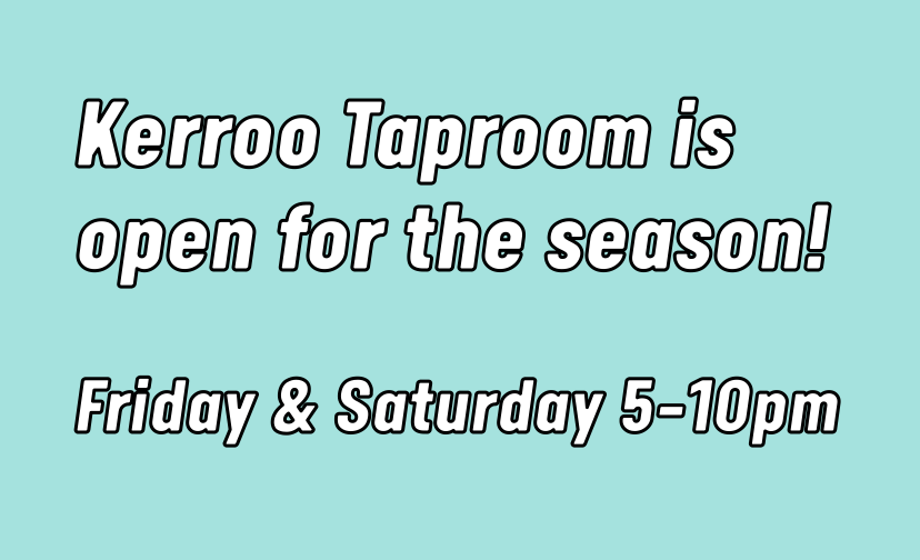 Kerroo Taproom now open for the season